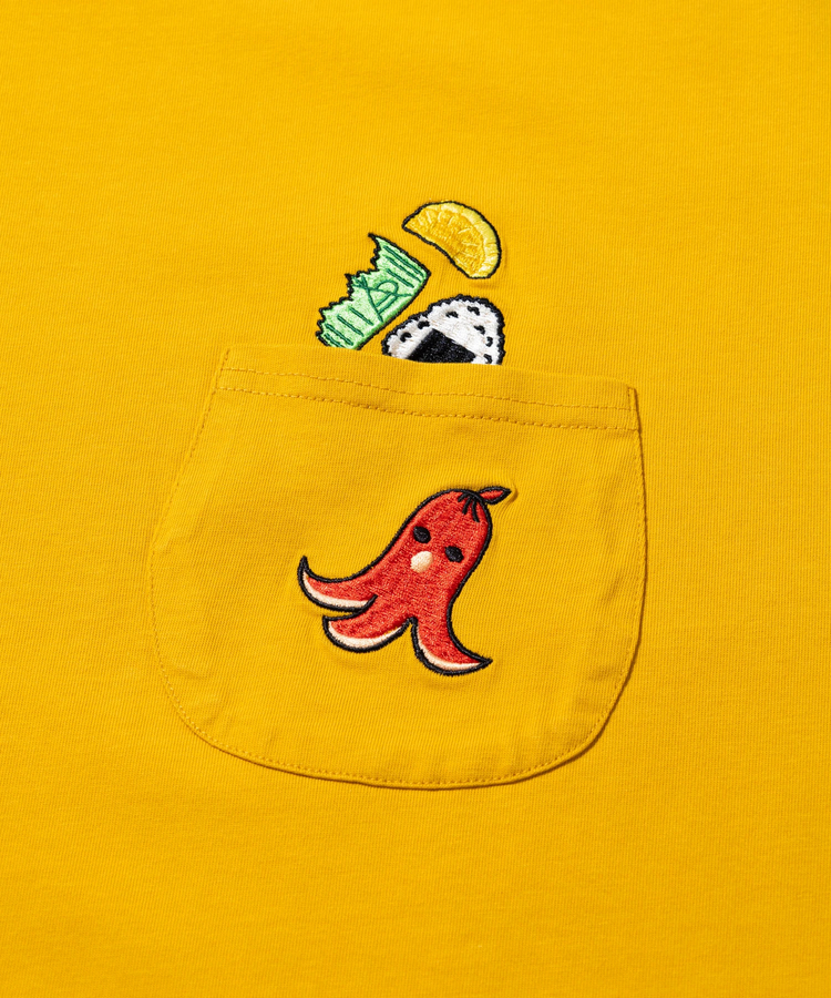 go slow caravan(ゴースローキャラバン) |シリコンバイオ 色々ポケット刺繍 ゆったり TEE (MENS/WOMENS)