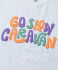 go slow caravan(ゴースローキャラバン) |シリコンバイオ ヒッピーロゴ ゆったり TEE (MENS)
