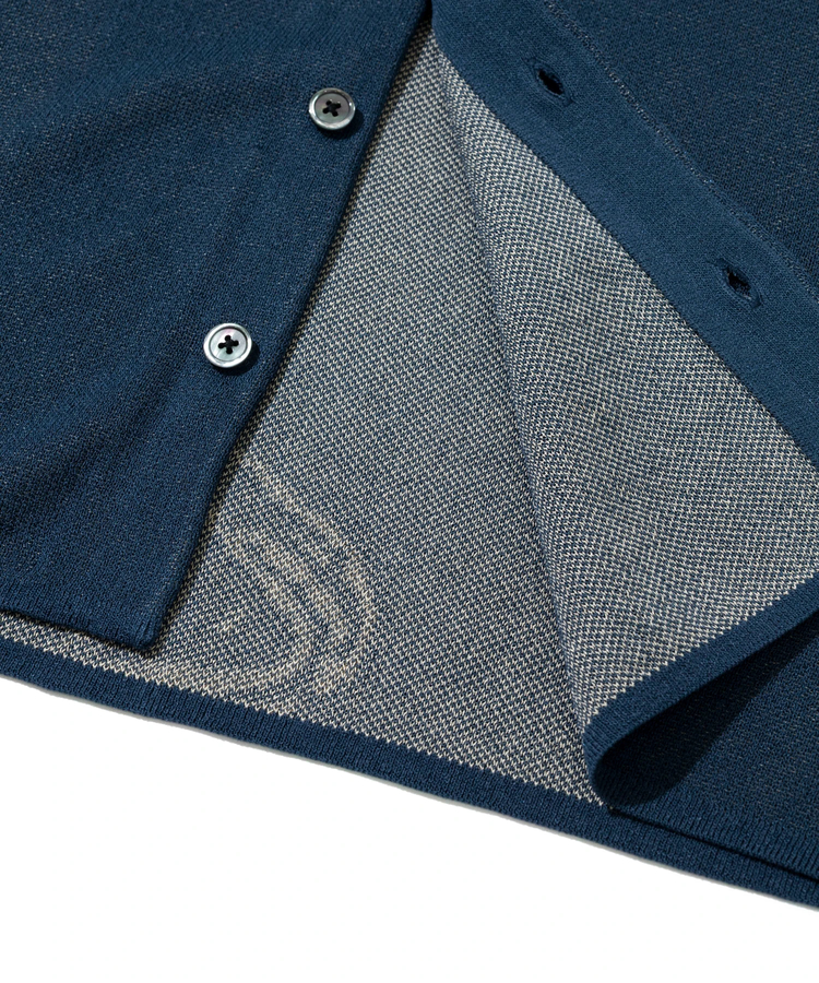 go slow caravan(ゴースローキャラバン) |JQニット ドライタッチシャツ 地球からつれてこられた猫 (MENS)