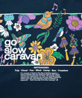 go slow caravan(ゴースローキャラバン) |USA/C スクエアLOGOバックプリント ロングスリーブTEE (MENS)