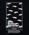 go slow caravan(ゴースローキャラバン) |USA/C スクエアLOGOバックプリント ZIPフーディー (MENS/WOMENS)