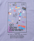 go slow caravan(ゴースローキャラバン) |USA/C スクエアLOGOバックプリント ZIPフーディー (MENS/WOMENS)