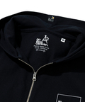 go slow caravan(ゴースローキャラバン) |USA/C スクエアLOGOバックプリント ZIPフーディー (MENS/WOMENS)