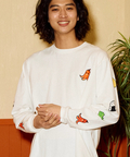 go slow caravan(ゴースローキャラバン) |USA/C お弁当柄 ロングスリーブ TEE (MENS)