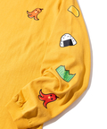 go slow caravan(ゴースローキャラバン) |USA/C お弁当柄 ロングスリーブ TEE (MENS)