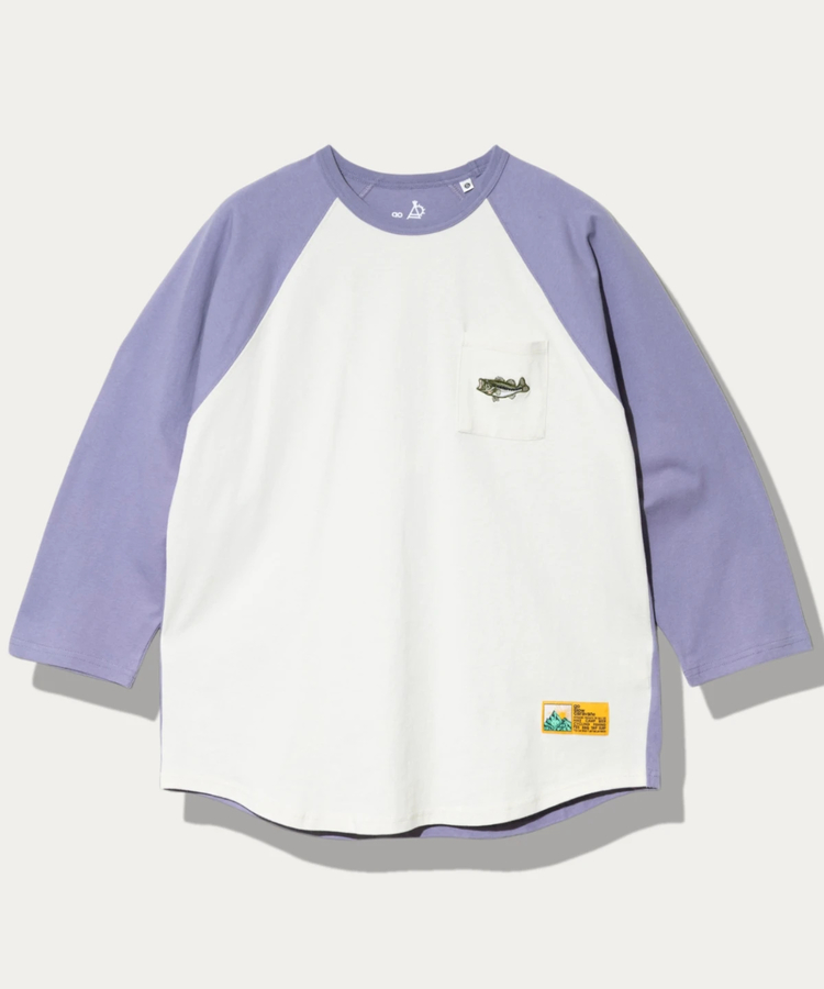 go slow caravan(ゴースローキャラバン) |USA/C 色々刺繍 8分袖 BB TEE (MENS)