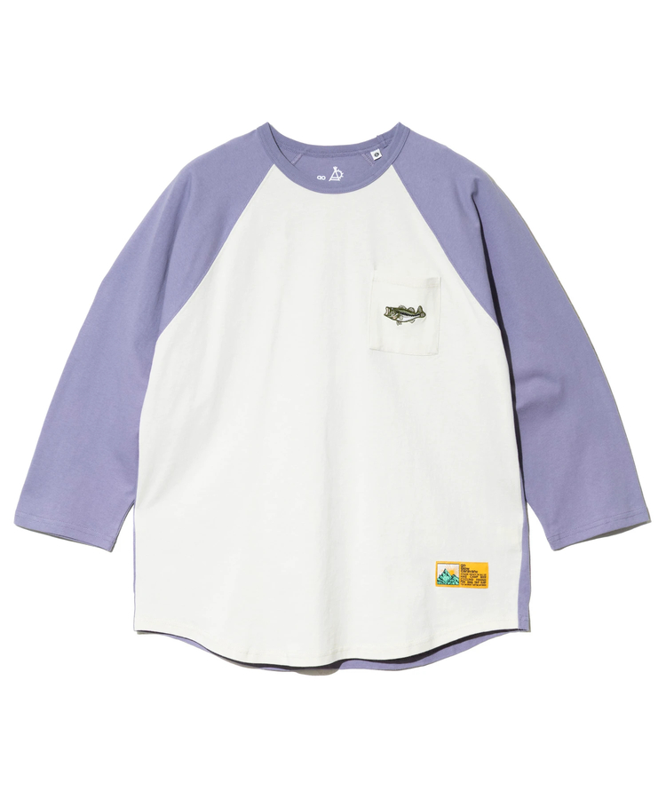 go slow caravan(ゴースローキャラバン) |USA/C 色々刺繍 8分袖 BB TEE (MENS)