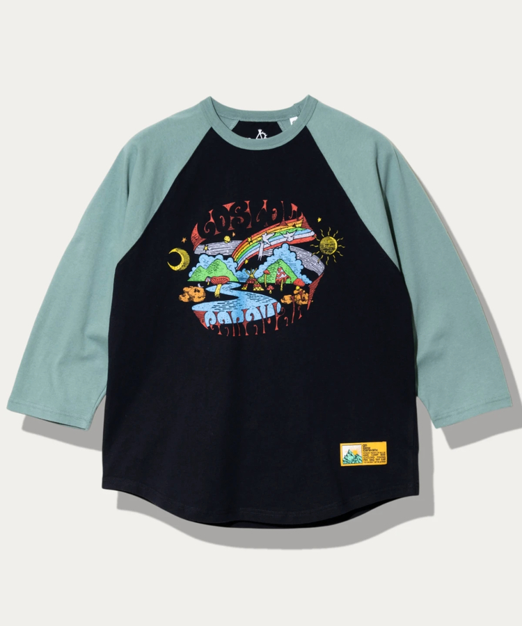 go slow caravan(ゴースローキャラバン) |USA/C gsc WORLD 8分袖 BB TEE (MENS/WOMENS)