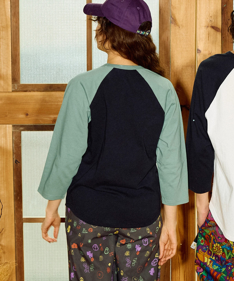 go slow caravan(ゴースローキャラバン) |USA/C gsc WORLD 8分袖 BB TEE (MENS/WOMENS)