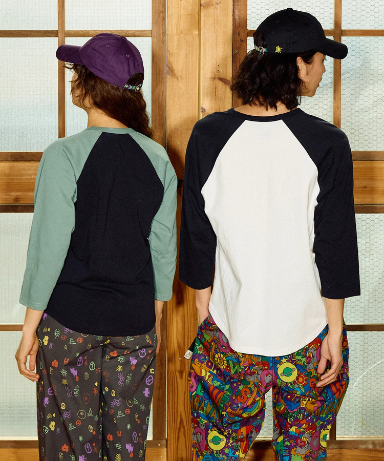 go slow caravan(ゴースローキャラバン) |USA/C gsc WORLD 8分袖 BB TEE (MENS/WOMENS)