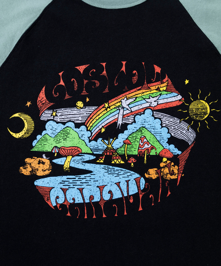 go slow caravan(ゴースローキャラバン) |USA/C gsc WORLD 8分袖 BB TEE (MENS/WOMENS)