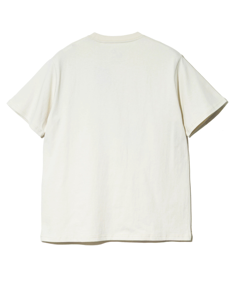 go slow caravan(ゴースローキャラバン) |USA/C フラワー刺繍 LOGO TEE (MENS/WOMENS)