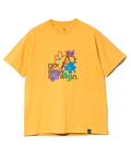 go slow caravan(ゴースローキャラバン) |USA/C フラワー刺繍 LOGO TEE (MENS/WOMENS)