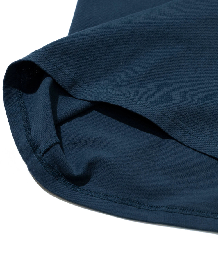 go slow caravan(ゴースローキャラバン) |USA/C フラワー刺繍 LOGO TEE (MENS/WOMENS)