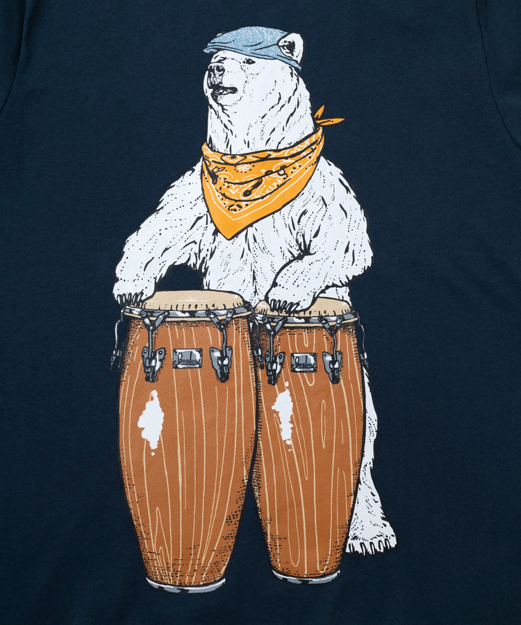 go slow caravan(ゴースローキャラバン) |USA/C コンガクマ TEE (MENS/WOMENS)