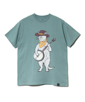 go slow caravan(ゴースローキャラバン) |USA/C バンジョー猫 TEE (MENS/WOMENS)