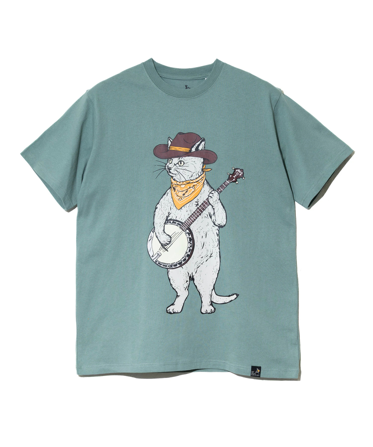 go slow caravan(ゴースローキャラバン) |USA/C バンジョー猫 TEE (MENS/WOMENS)