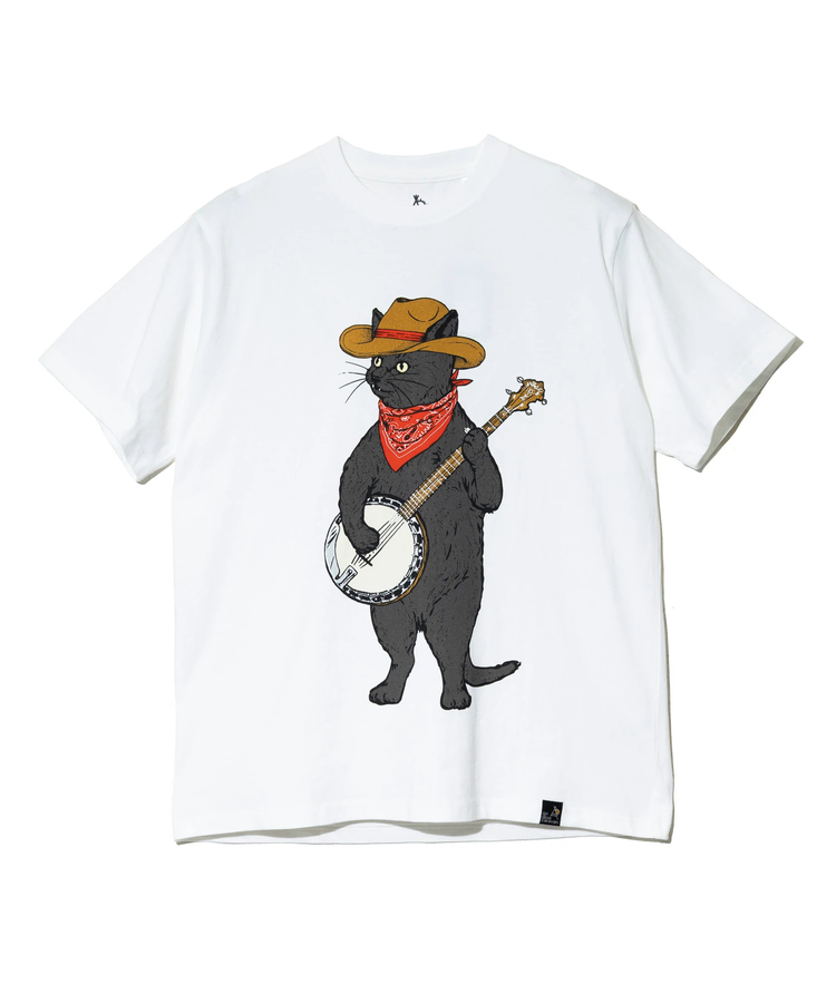 go slow caravan(ゴースローキャラバン) |USA/C バンジョー猫 TEE (MENS/WOMENS)