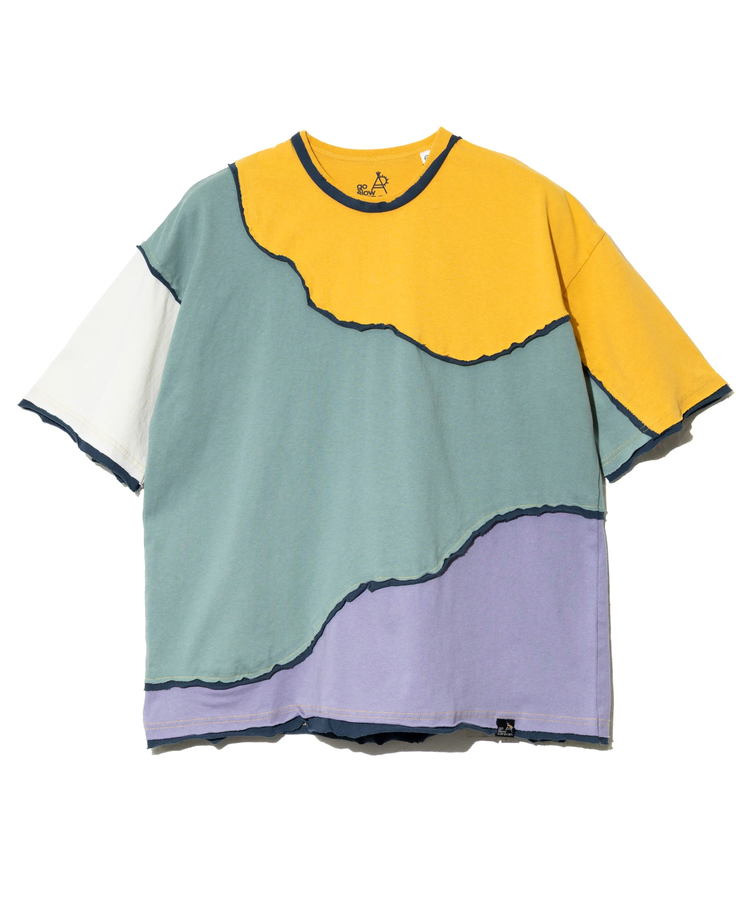 go slow caravan(ゴースローキャラバン) |USA/C CRAZY 歪み ゆったりTEE (MENS/WOMENS)
