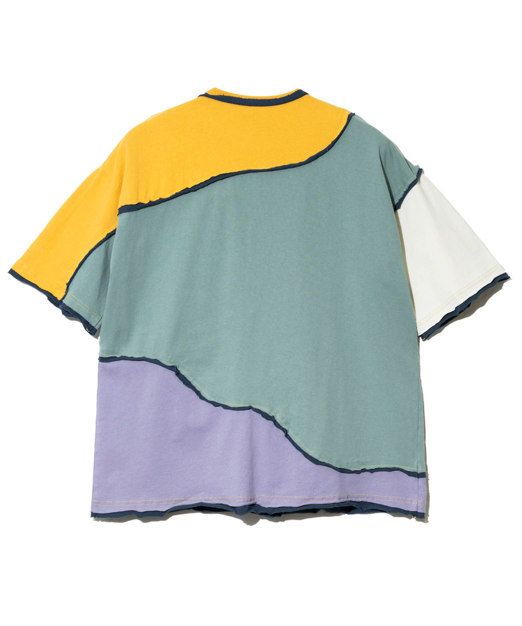 go slow caravan(ゴースローキャラバン) |USA/C CRAZY 歪み ゆったりTEE (MENS/WOMENS)