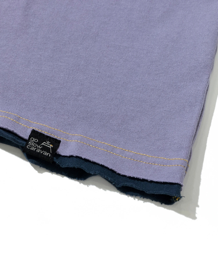 go slow caravan(ゴースローキャラバン) |USA/C CRAZY 歪み ゆったりTEE (MENS/WOMENS)