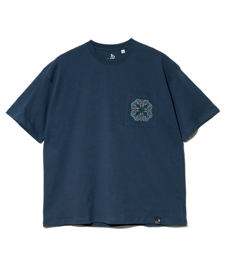 go slow caravan(ゴースローキャラバン) |USA/C ペイズリー ゆったり TEE (MENS/WOMENS)