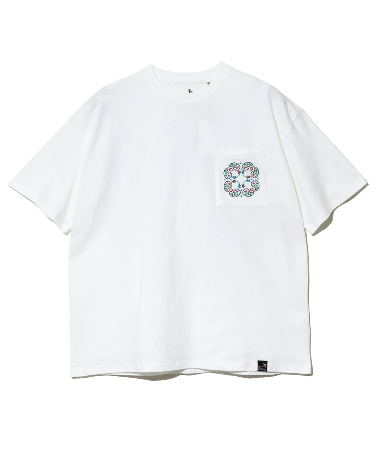 go slow caravan(ゴースローキャラバン) |USA/C ペイズリー ゆったり TEE (MENS/WOMENS)