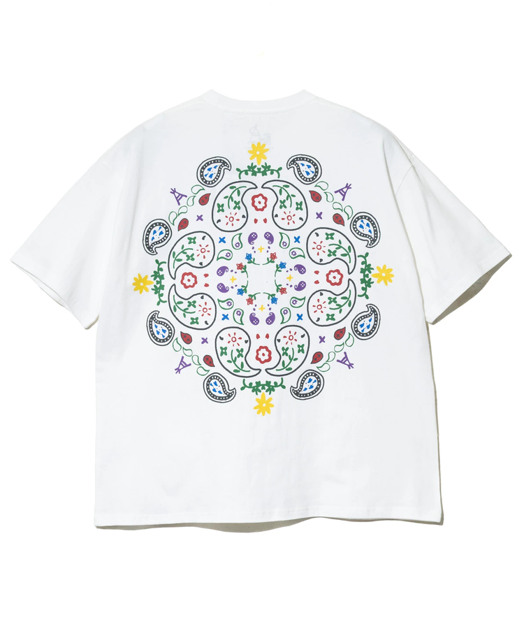 go slow caravan(ゴースローキャラバン) |USA/C ペイズリー ゆったり TEE (MENS/WOMENS)