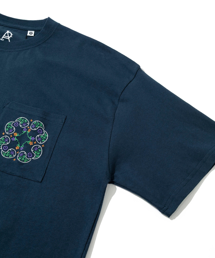 go slow caravan(ゴースローキャラバン) |USA/C ペイズリー ゆったり TEE (MENS/WOMENS)