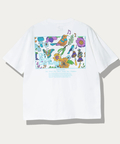 go slow caravan(ゴースローキャラバン) |USA/C スクエアLOGOバックプリントゆったりTEE (MENS)