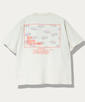 go slow caravan(ゴースローキャラバン) |USA/C スクエアLOGOバックプリントゆったりTEE (MENS)