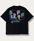 go slow caravan(ゴースローキャラバン) |USA/C スクエアLOGOバックプリントゆったりTEE (MENS)
