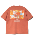 go slow caravan(ゴースローキャラバン) |USA/C スクエアLOGOバックプリントゆったりTEE (MENS)
