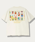 go slow caravan(ゴースローキャラバン) |USA/C スクエアLOGOバックプリントゆったりTEE (MENS)