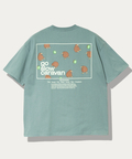 go slow caravan(ゴースローキャラバン) |USA/C スクエアLOGOバックプリントゆったりTEE (MENS)