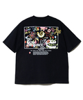 go slow caravan(ゴースローキャラバン) |USA/C スクエアLOGOバックプリントゆったりTEE (MENS)