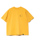 go slow caravan(ゴースローキャラバン) |USA/C スクエアLOGOバックプリントゆったりTEE (MENS)
