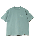 go slow caravan(ゴースローキャラバン) |USA/C スクエアLOGOバックプリントゆったりTEE (MENS)