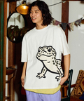 go slow caravan(ゴースローキャラバン) |USA/C レオパードゲッコー IMPACT ゆったり TEE (MENS)