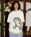 go slow caravan(ゴースローキャラバン) |USA/C レオパードゲッコー IMPACT ゆったり TEE (MENS)
