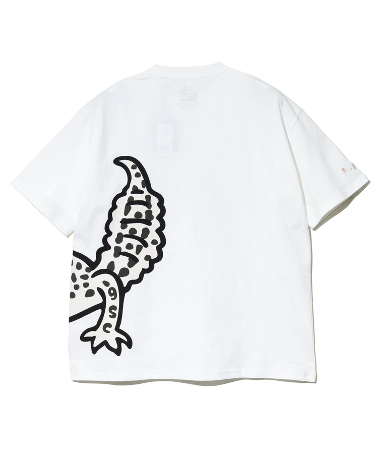 go slow caravan(ゴースローキャラバン) |USA/C レオパードゲッコー IMPACT ゆったり TEE (MENS)