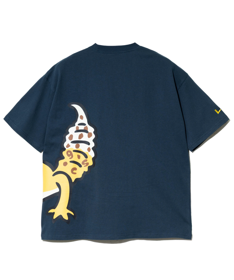go slow caravan(ゴースローキャラバン) |USA/C レオパードゲッコー IMPACT ゆったり TEE (MENS)
