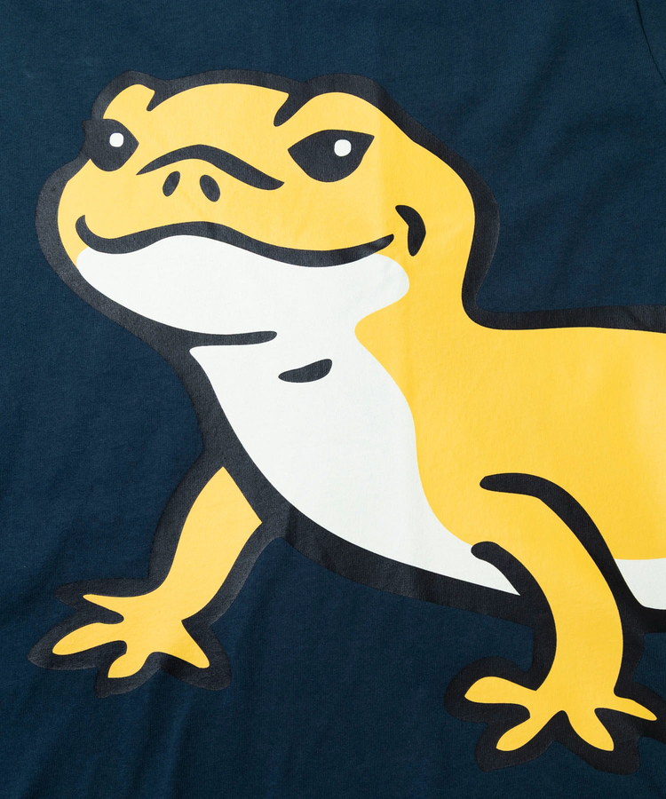 go slow caravan(ゴースローキャラバン) |USA/C レオパードゲッコー IMPACT ゆったり TEE (MENS)