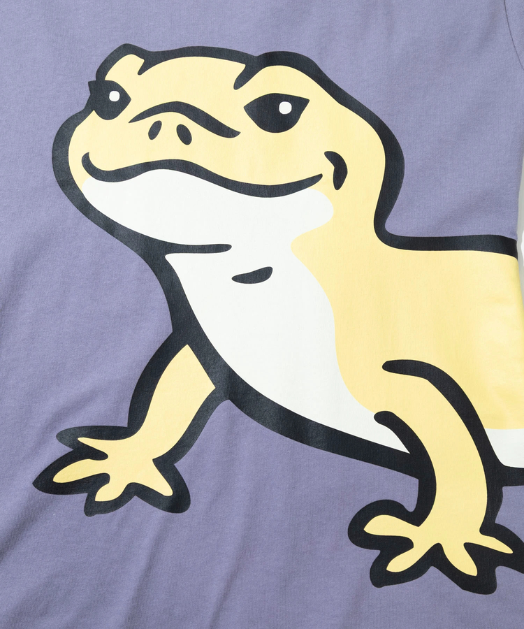 go slow caravan(ゴースローキャラバン) |USA/C レオパードゲッコー IMPACT ゆったり TEE (MENS)