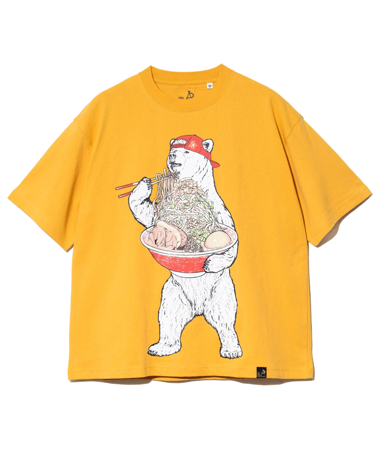 go slow caravan(ゴースローキャラバン) |USA/C 豪快盛りラーメンクマ BIG TEE (MENS)