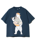 go slow caravan(ゴースローキャラバン) |USA/C 豪快盛りラーメンクマ BIG TEE (MENS)