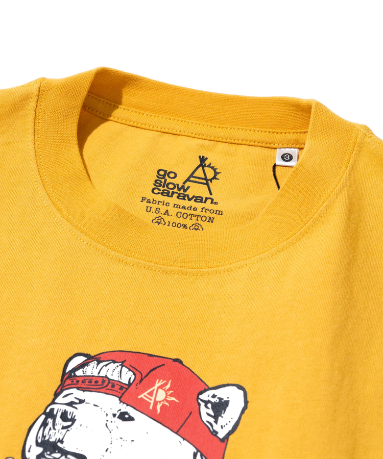 go slow caravan(ゴースローキャラバン) |USA/C 豪快盛りラーメンクマ BIG TEE (MENS)