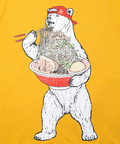 go slow caravan(ゴースローキャラバン) |USA/C 豪快盛りラーメンクマ BIG TEE (MENS)