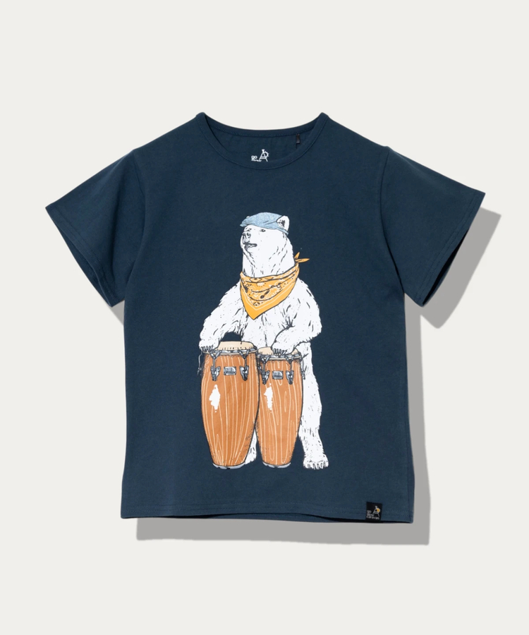 go slow caravan(ゴースローキャラバン) |KIDS USA/C コンガクマ TEE (KIDS)