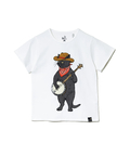 go slow caravan(ゴースローキャラバン) |KIDS USA/C バンジョー猫 TEE (KIDS)